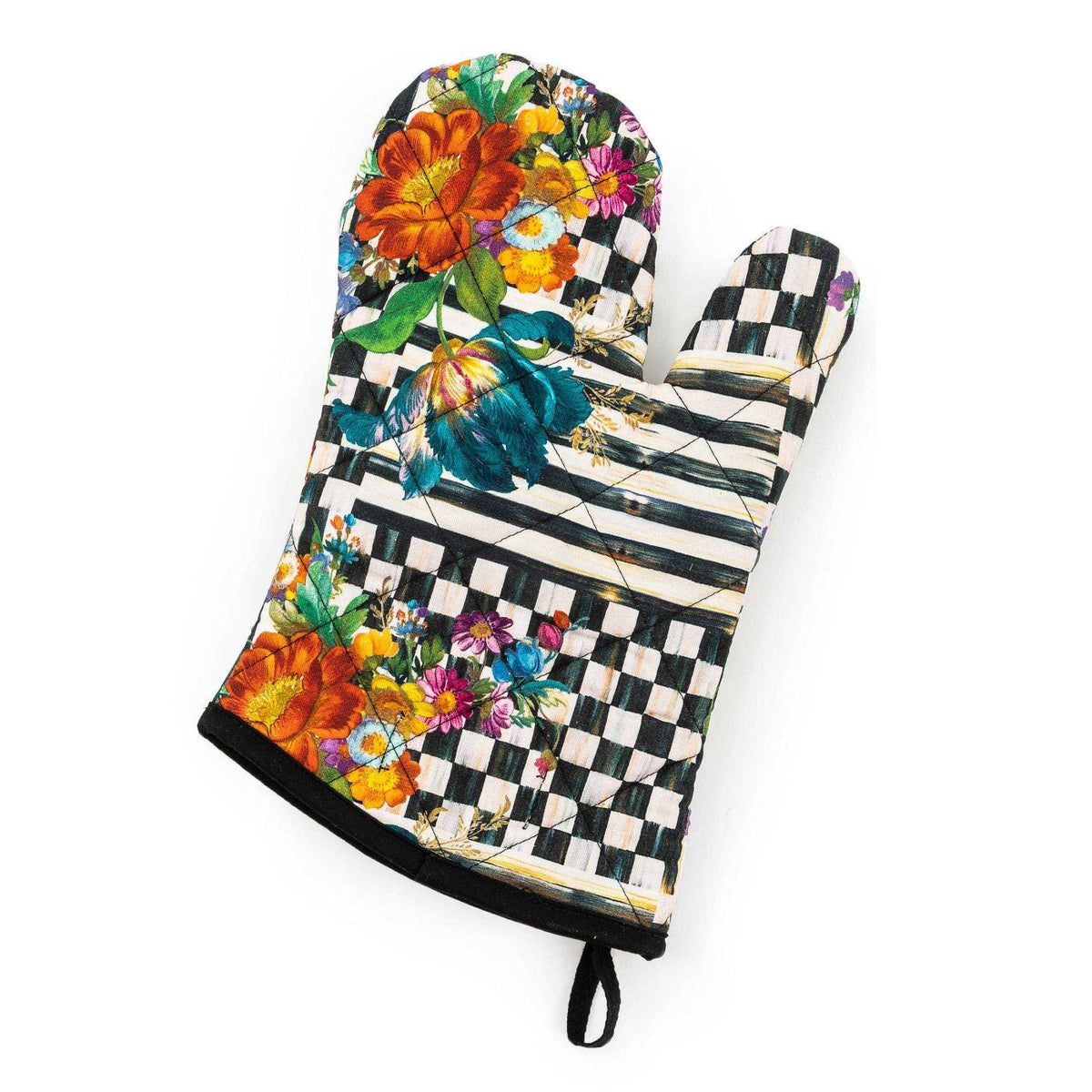 Courtly Flower Market Oven Mitt by MacKenzie-Childs