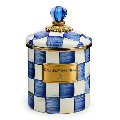 Royal Check Enamel Canisters by MacKenzie-Childs