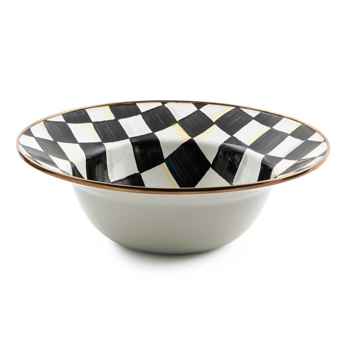 Courtly Check Serving Bowl by MacKenzie-Childs