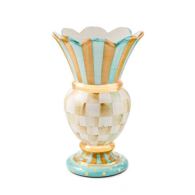 Check Great Vase by MacKenzie-Childs
