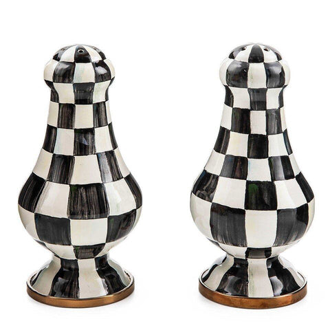 Courtly Check Large Salt & Pepper Shakers by MacKenzie-Childs
