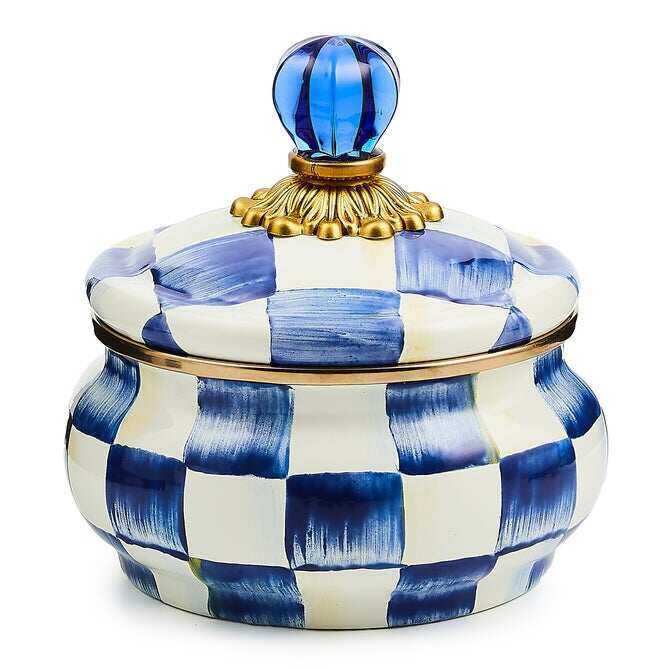 Check Squashed Pot by MacKenzie-Childs