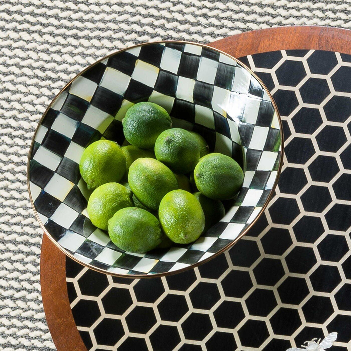 Courtly Check Serving Bowl by MacKenzie-Childs