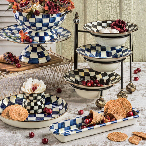 Courtly Check Pinch Bowl by MacKenzie-Childs