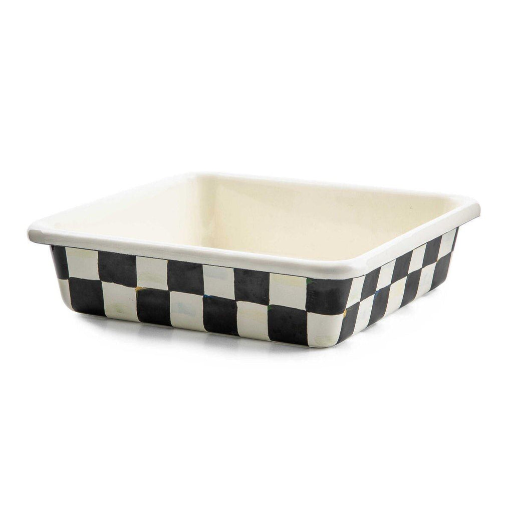 Courtly Check 8" Enamel Baking Pan by MacKenzie-Childs