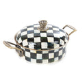 Courtly Check Enamel 3 Qt. Casserole by MacKenzie-Childs