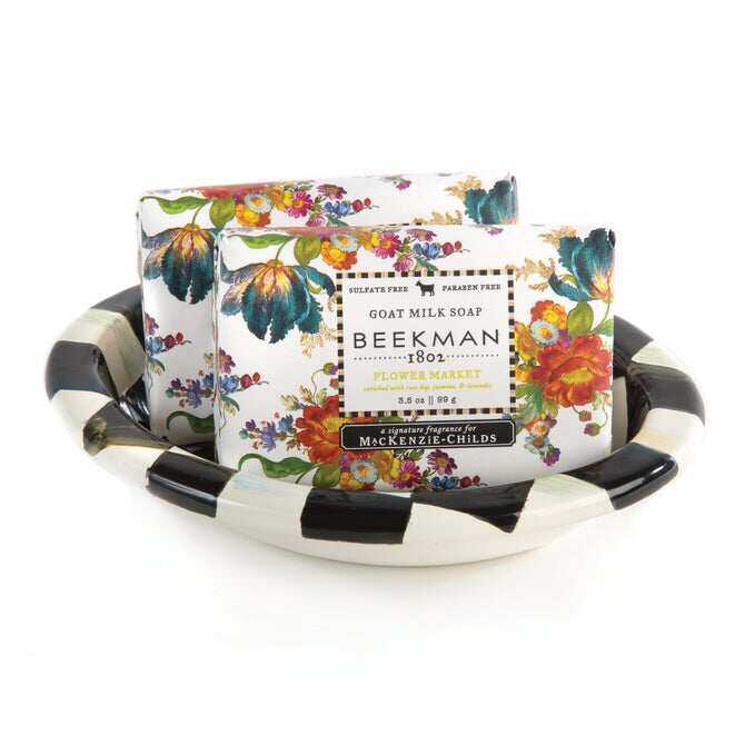 Courtly Check Enamel Bath Collection by MacKenzie-Childs