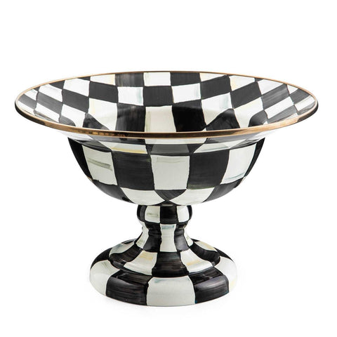 Courtly Check Large Compote by MacKenzie-Childs