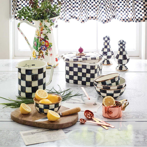 Courtly Check Pinch Bowl by MacKenzie-Childs