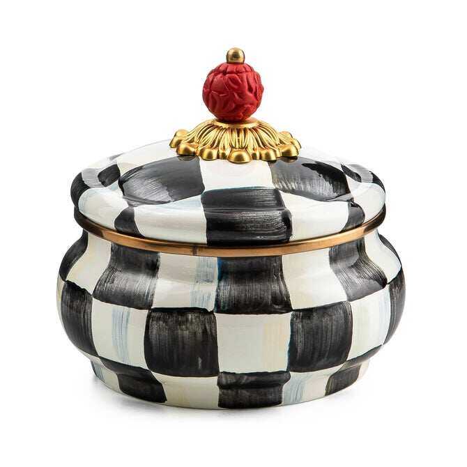 Check Squashed Pot by MacKenzie-Childs