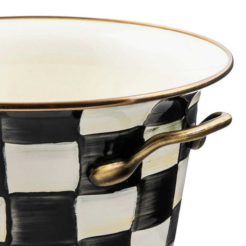 Courtly Check Design Enamel Wine Cooler by MacKenzie-Childs