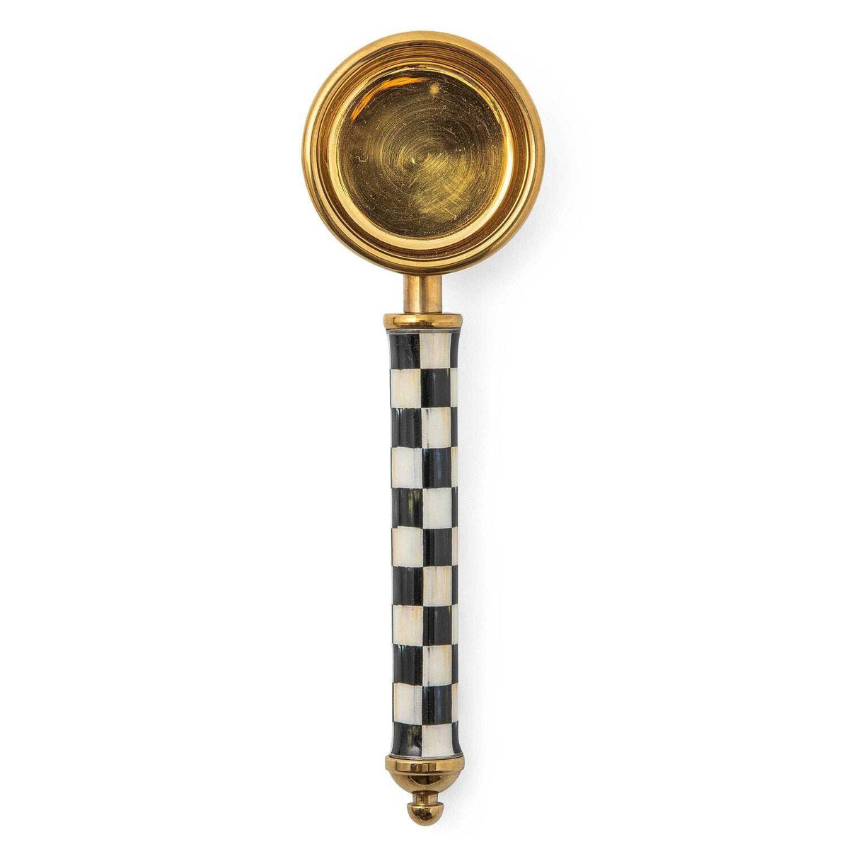 Courtly Check Supper Club Gold Coffee Scoop by MacKenzie-Childs