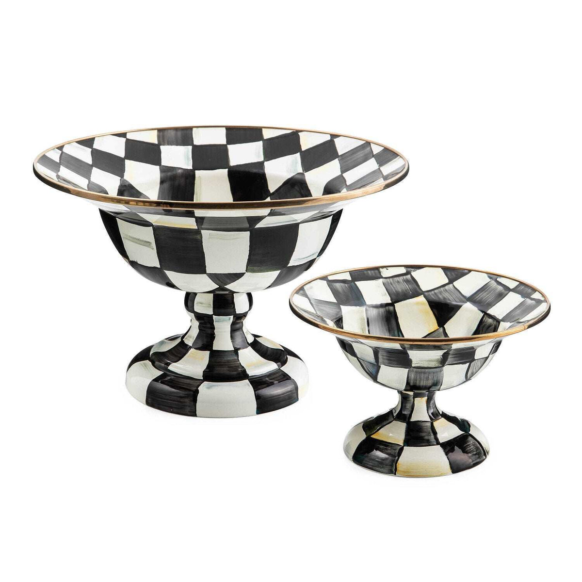Courtly Check Large Compote by MacKenzie-Childs