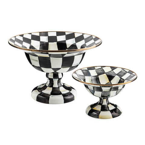 Courtly Check Large Compote by MacKenzie-Childs