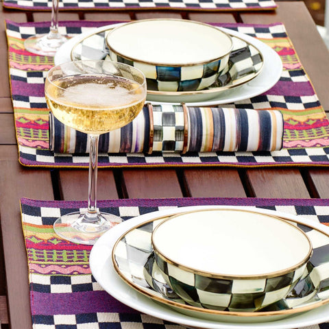 Courtly Check Everyday Bowl by MacKenzie-Childs