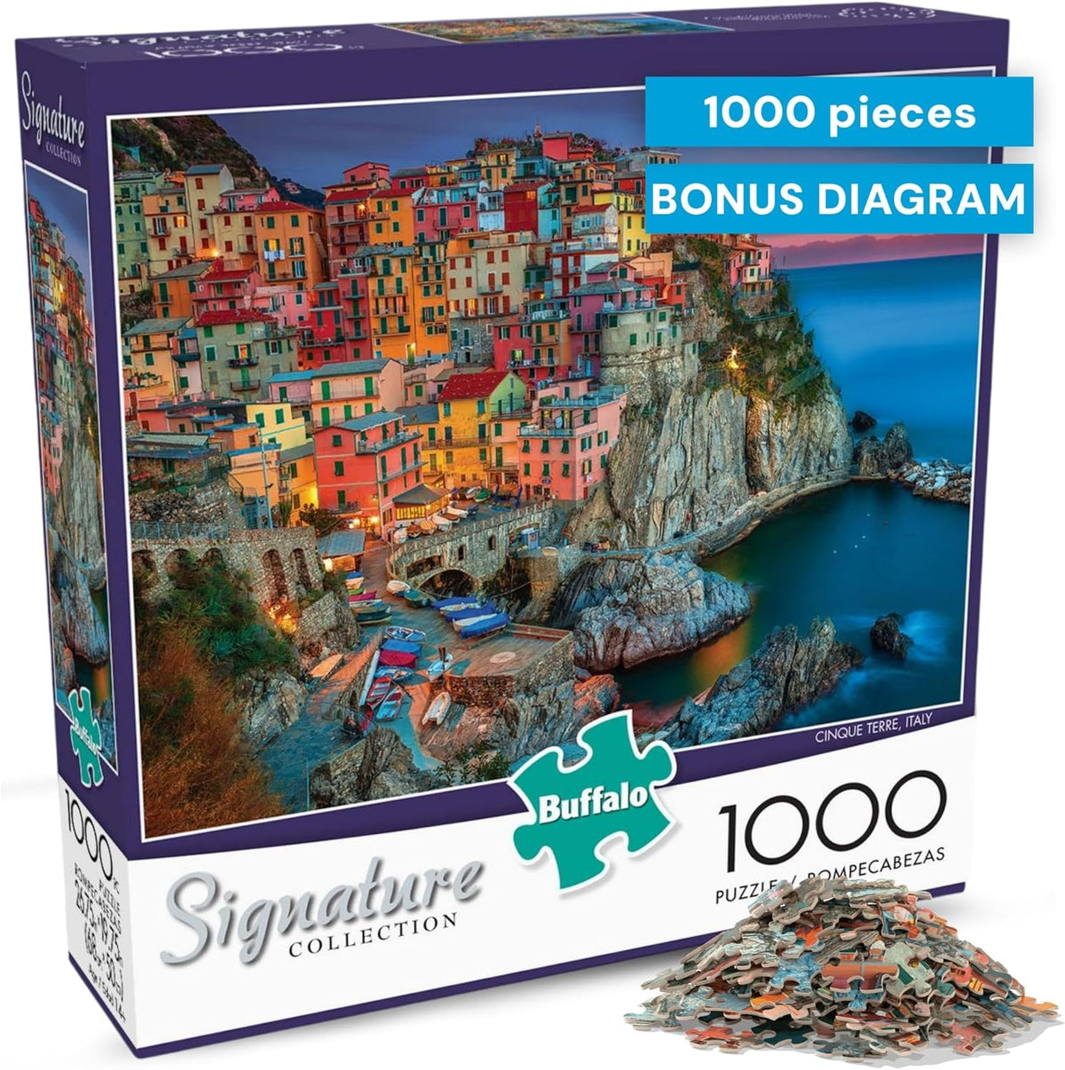 Cinque Terre 1000 Piece Puzzle for Adults by MacKenzie-Childs