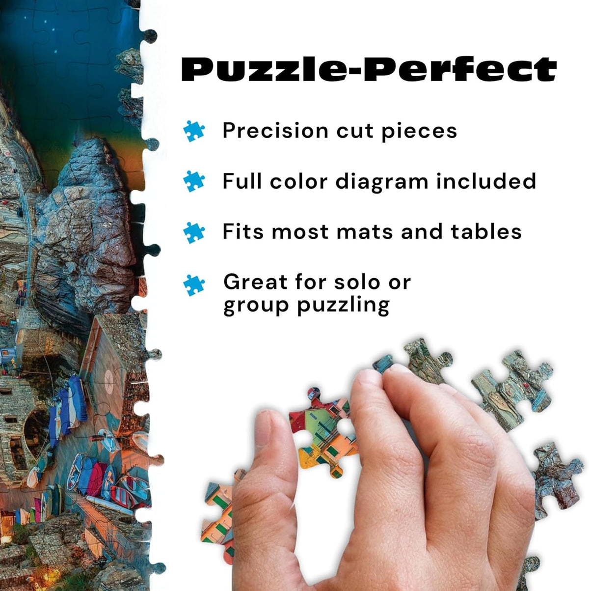 Cinque Terre 1000 Piece Puzzle for Adults by MacKenzie-Childs