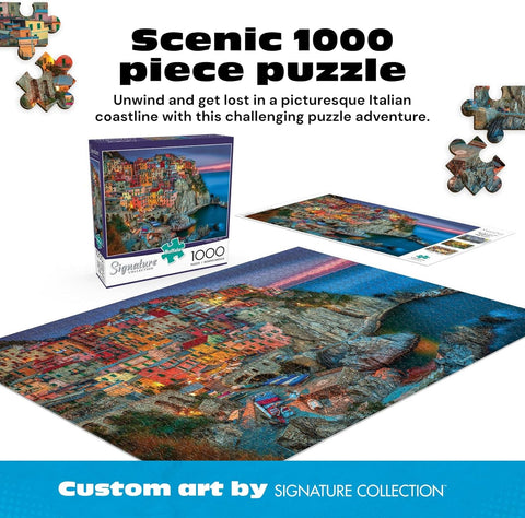 Cinque Terre 1000 Piece Puzzle for Adults by MacKenzie-Childs