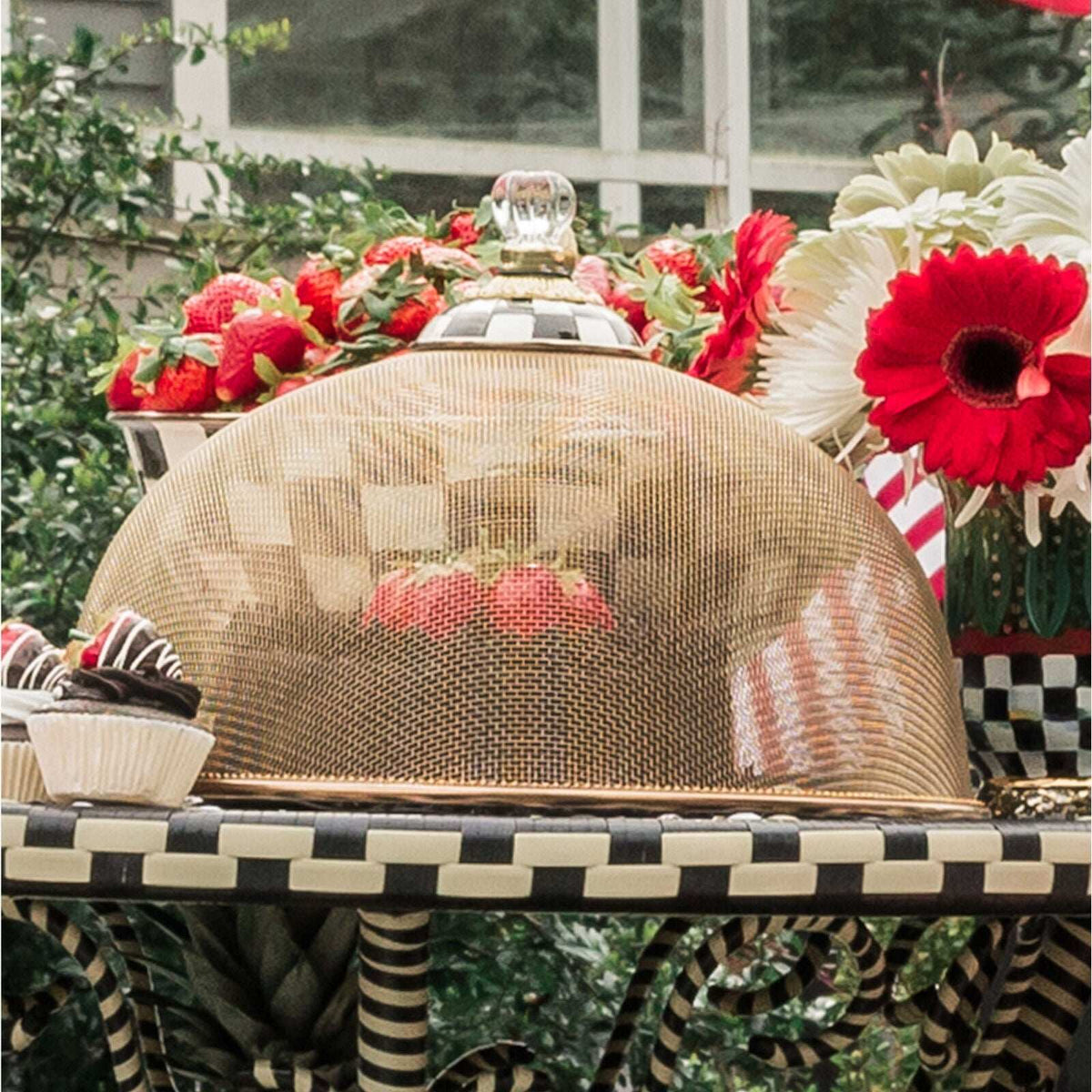 Courtly Check Mesh Dome - Large by MacKenzie-Childs