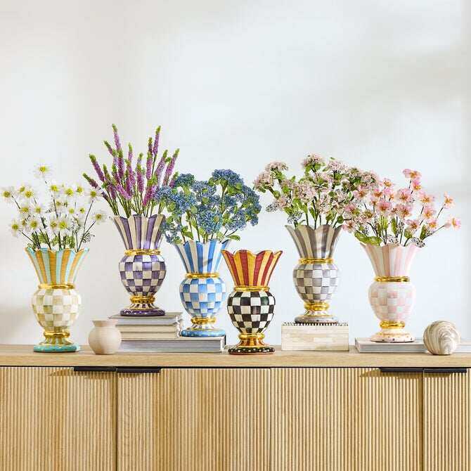 Check Great Vase by MacKenzie-Childs