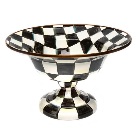 Courtly Check Large Compote by MacKenzie-Childs