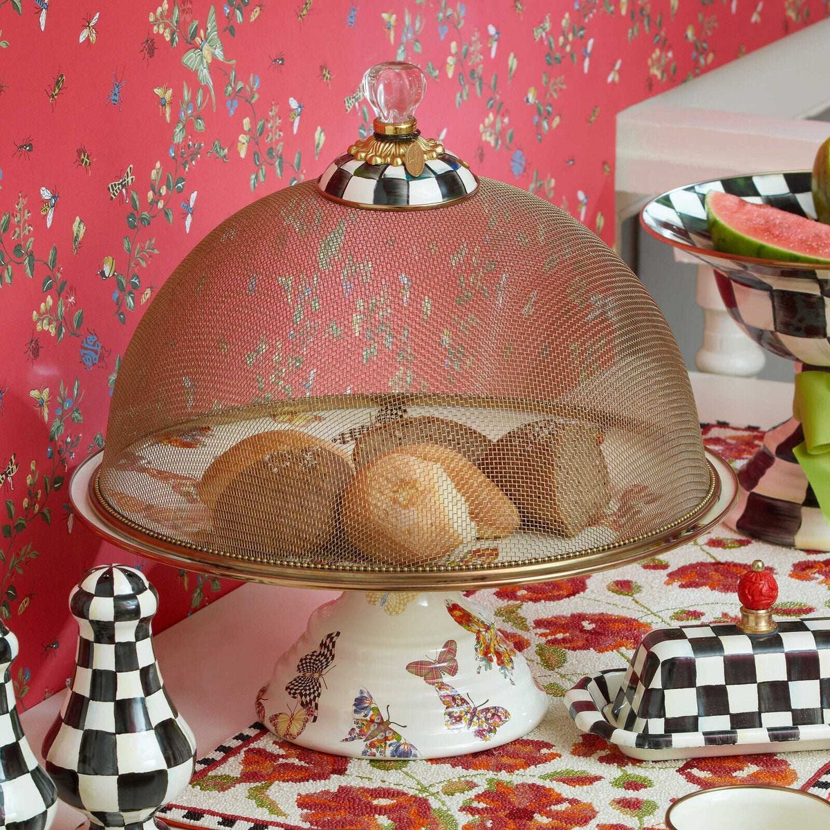 Courtly Check Mesh Dome - Large by MacKenzie-Childs