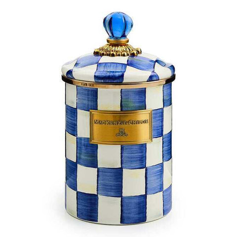 Royal Check Enamel Canisters by MacKenzie-Childs