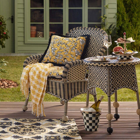 Courtly Check Enamel Two Tier Sweet Stand by MacKenzie-Childs