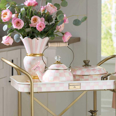 Rosy Check Whistling Tea Kettle by MacKenzie-Childs