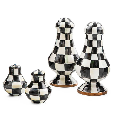 Courtly Check Large Salt & Pepper Shakers by MacKenzie-Childs