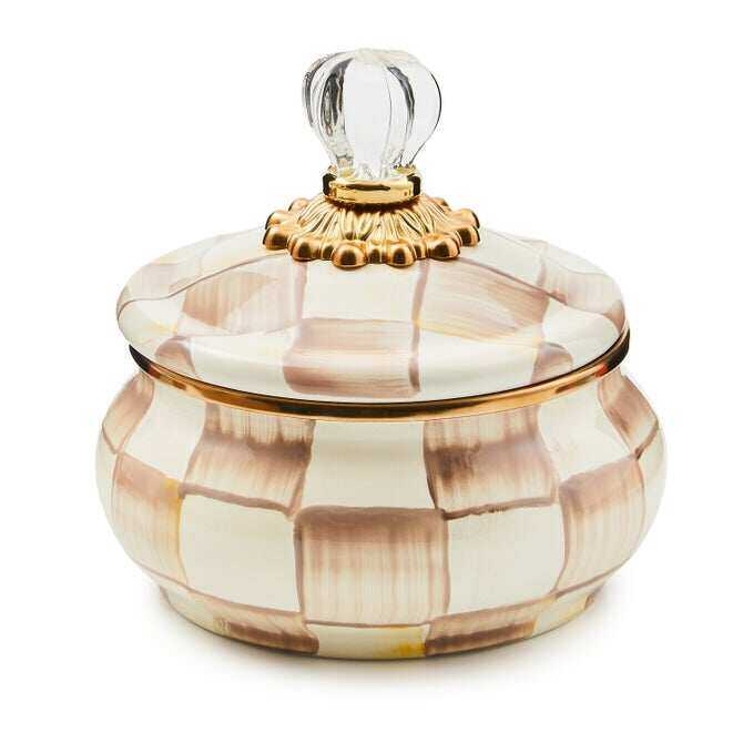 Check Squashed Pot by MacKenzie-Childs