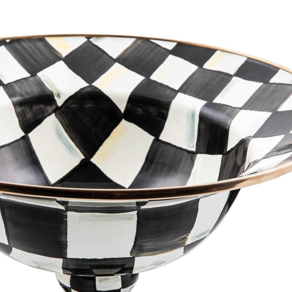 Courtly Check Large Compote by MacKenzie-Childs