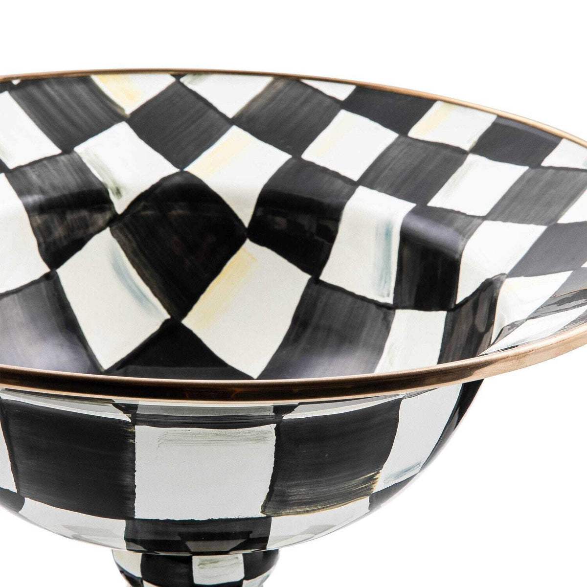 Courtly Check Large Compote by MacKenzie-Childs