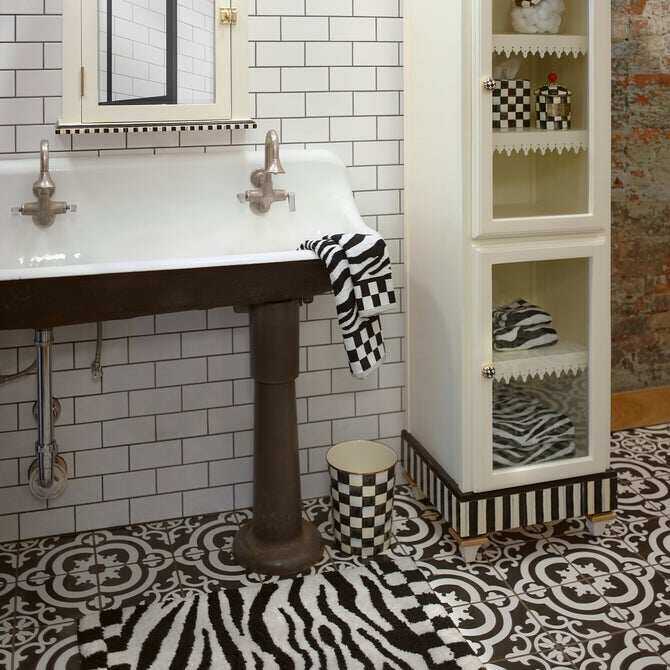 Courtly Check Enamel Bath Collection by MacKenzie-Childs