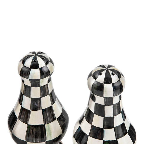 Courtly Check Large Salt & Pepper Shakers by MacKenzie-Childs