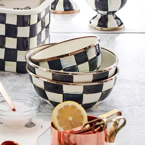 Courtly Check Everyday Bowl by MacKenzie-Childs