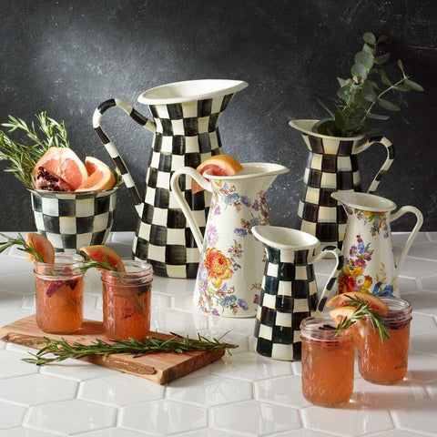 Courtly Check Enamel Practical Pitcher - Medium