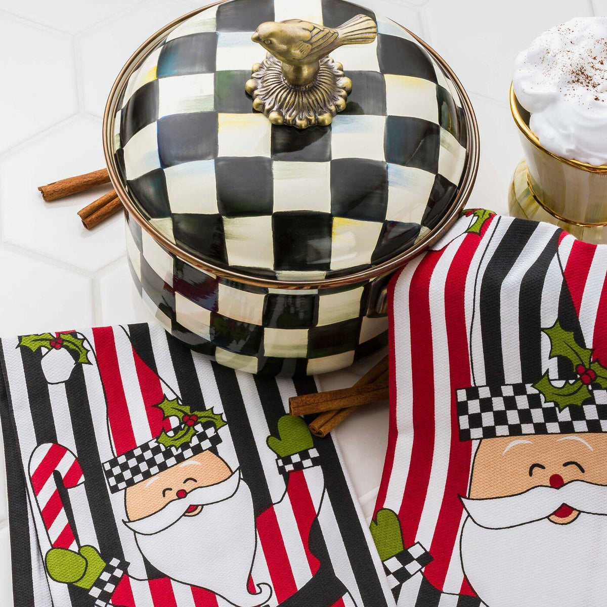 Courtly Check 2.5 Quart Saucepan by MacKenzie-Childs