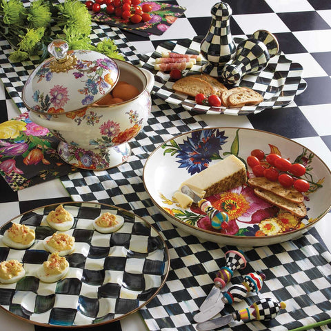 Courtly Check Large Salt & Pepper Shakers by MacKenzie-Childs